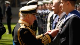 King awards honours from the Royal Victorian Order to Royal Navy ratings and officers for rol...jpeg