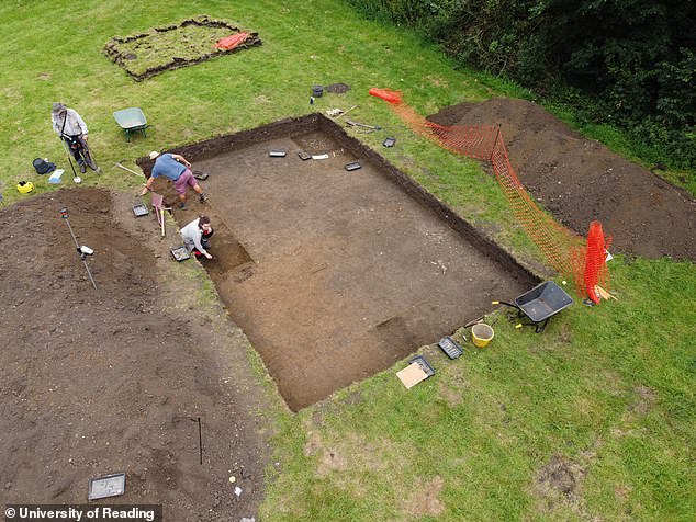 The lost monastery of Queen Cynethryth — a powerful ruler of the central Anglo-Saxon kingdom of Mercia — has been found in the grounds of a Berkshire church (pictured)