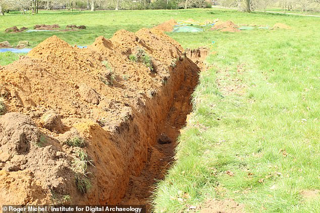 Experts from the Institute for Digital Archaeology recently dug test pits and trenches and used ground-penetrating radar at the 1.5acre site