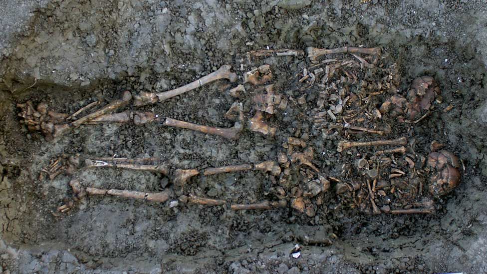 Late Roman skeletons, Cheddington