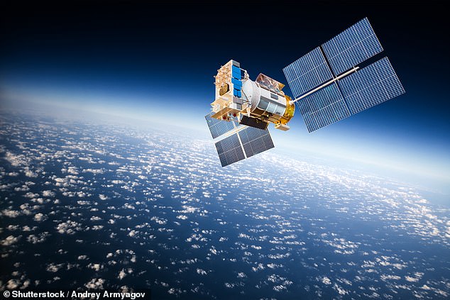 Selected fighter pilots will take part in Space Command's training missions with the ultimate aim of taking down Chinese and Russian military, intelligence and communication satellites during wartime. (Pictured: file photo of a satellite)