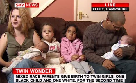 Mixed Race Couple Give Birth To Black And White Twins For The Second Time Canadian Content Forums
