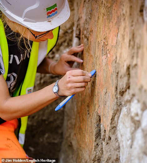Excavations at the site in Kent