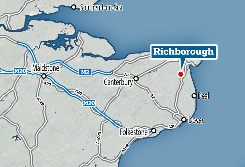 After the end of Roman rule, Richborough, along with its amphitheatre, was buried under grassy plains by the passage of time