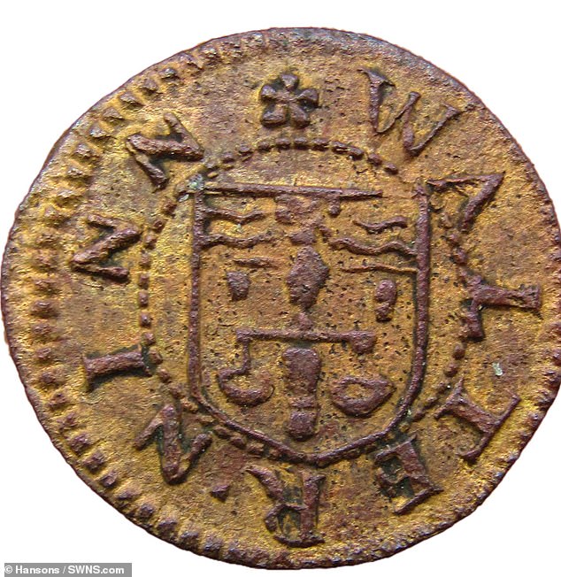 The other side of the same token bears the name 'Walter Ninn'. Mr Green said: 'I started collecting coins but gradually moved to tokens. I find them more interesting as they're personal to the people who issued and used them