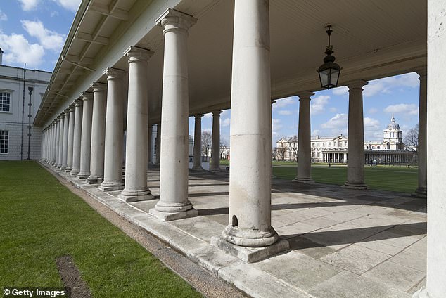 The site of what used to be Greenwich Palace is now home to the Queen's House and the National Maritime Museum. No remains of the Tudor palace exist above ground but radar can detect the old foundations