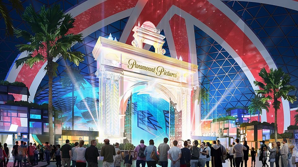 Billed as one of the most ambitious theme park projects ever in Europe, the London Resort will be the first European development of its kind to be built from scratch since the opening of Disneyland Paris in 1992. Pictured: A previous promotional image released by the resort's backers, London Resort Company Holdings (LRCH)