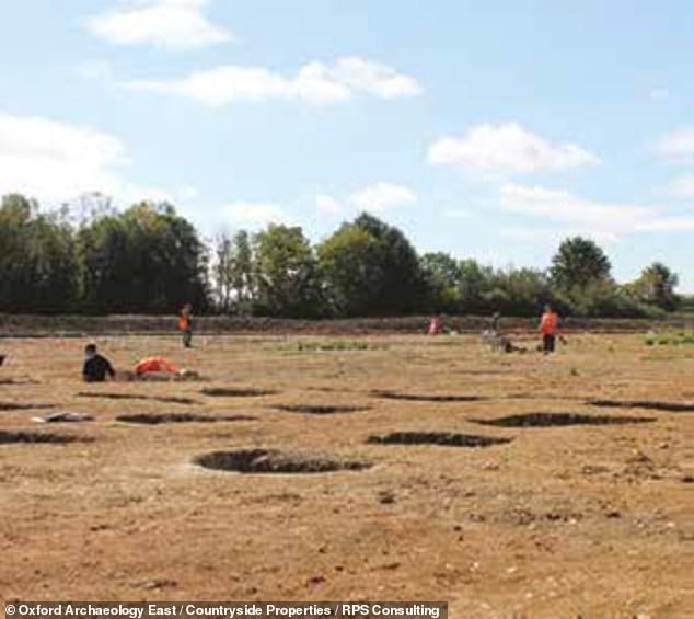 Alongside the roundhouses, the researchers also uncovered the remains of other semi-circular structures, which they believe were screens or wind-breaks. Many of these small structures were found in association with hearths, the team said — sporting artefacts including a tiny crucible and a casting sprue through which molten lead would be poured into a mould Alongside the roundhouses, the researchers also uncovered the remains of other semi-circular structures, which they believe were screens or wind-breaks. Many of these small structures were found in association with hearths, the team said — sporting artefacts including a tiny crucible and a casting sprue through which molten lead would be poured into a mould
