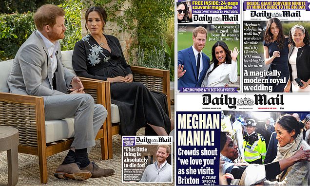 Harry and Meghan say relentless negativity forced them out...yet these pages prove the