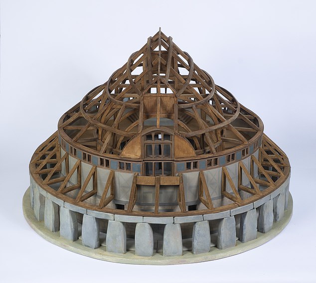 A giant roof: Sarah believes the monument took the shape of an all purpose Neolithic temple