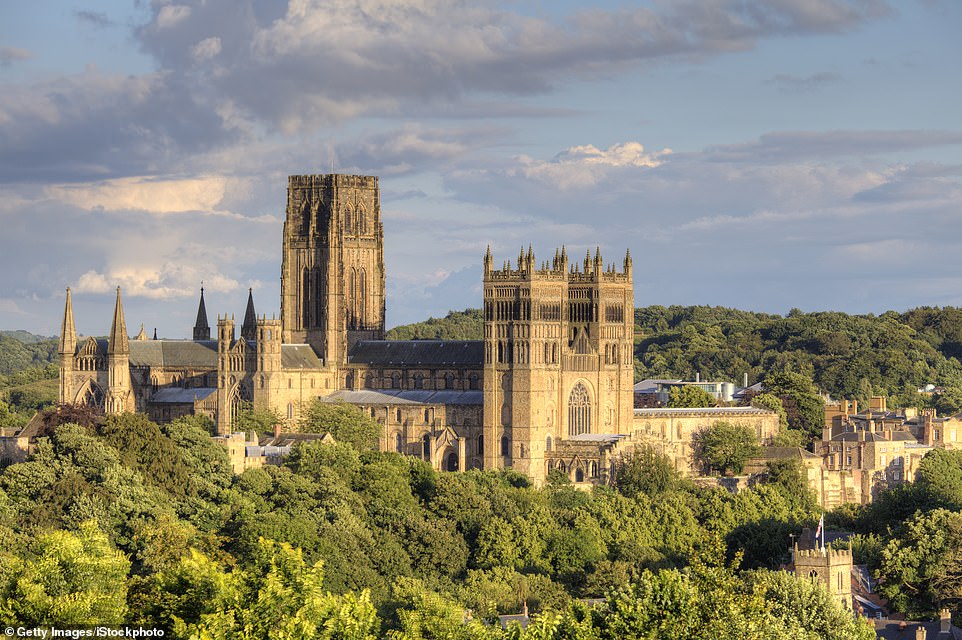 Spiritual haven: Durham Cathedral, where many pilgrims head to see St Cuthbert’s shrine