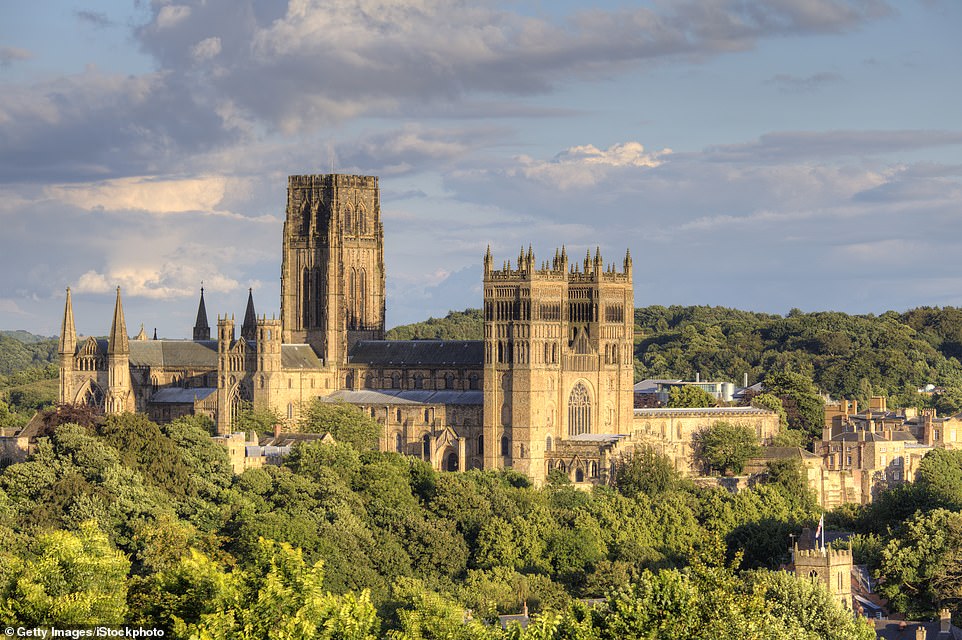 Spiritual haven: Durham Cathedral, where many pilgrims head to see St Cuthbert’s shrine Spiritual haven: Durham Cathedral, where many pilgrims head to see St Cuthbert’s shrine