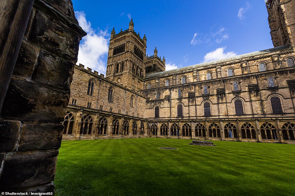 Magical: Durham Cathedral's ancient cloisters doubled as a film location for Hogwarts in the Harry Potter movies Magical: Durham Cathedral's ancient cloisters doubled as a film location for Hogwarts in the Harry Potter movies
