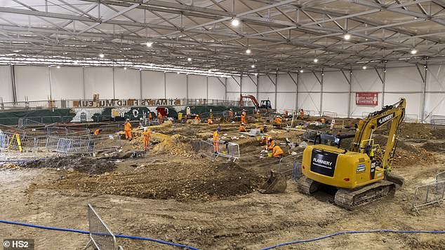 They also found evidence the foundations of the newly discovered Saxon church in Stoke Mandeville was built using Roman-era roof tiles