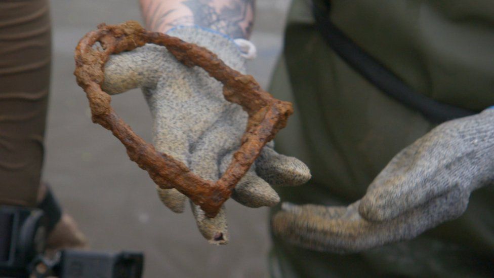Horseshoe probably dating to the Civil War Horseshoe probably dating to the Civil War