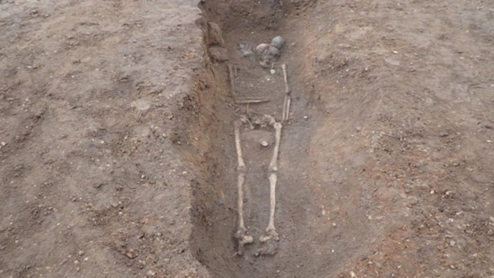Anglo-Saxon graveyard Anglo-Saxon graveyard