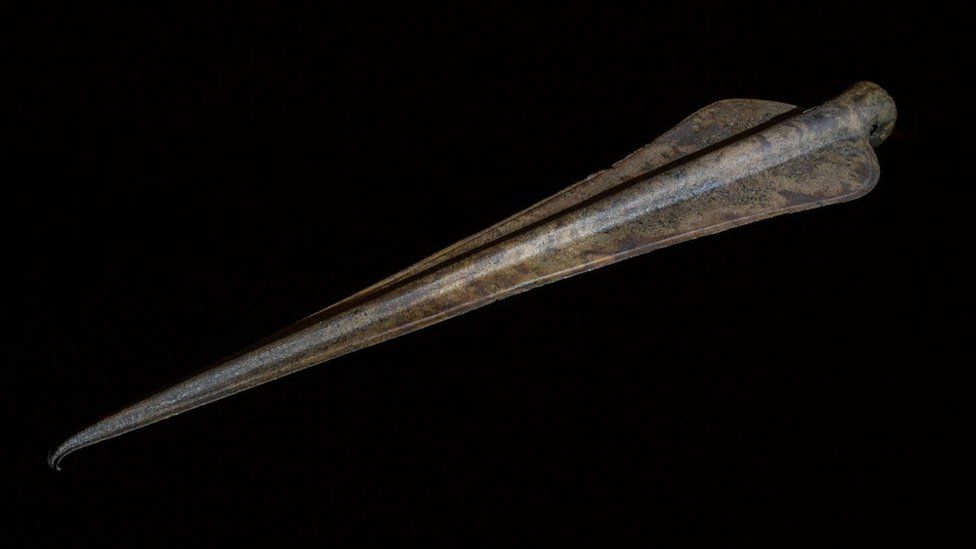 Bronze Age spearhead found in Jersey Bronze Age spearhead found in Jersey