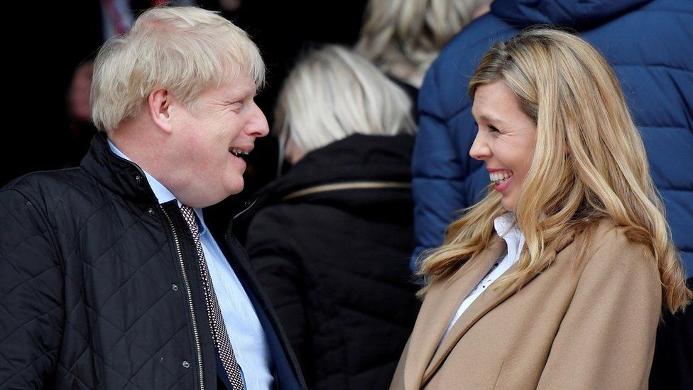 Prime minister and Carrie Symonds