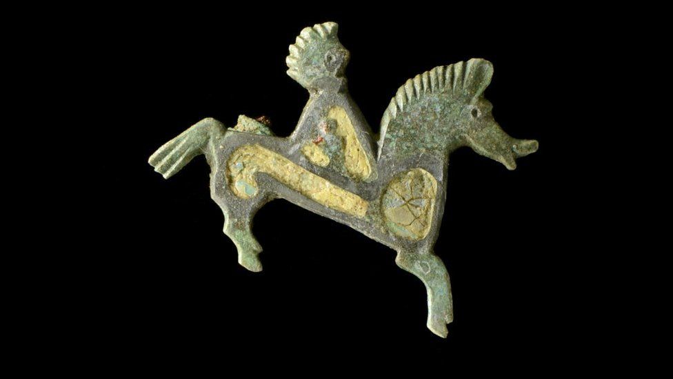 Enamelled brooch Enamelled brooch