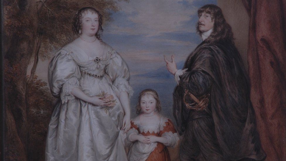 Portrait of James Stanley, his wife Charlotte and their daughter Henrietta