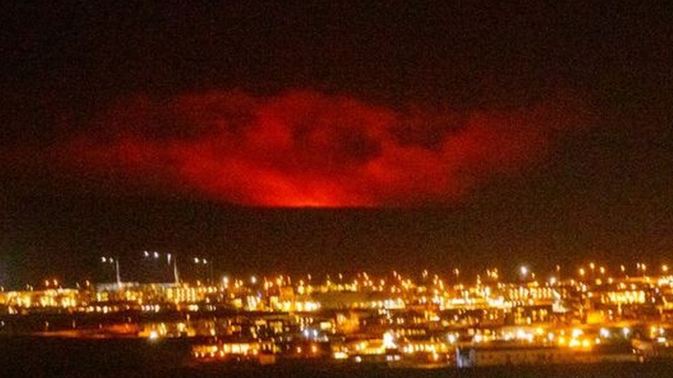 Eruption of Fagradalsfjall on Reykjanes peninsula