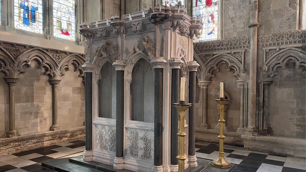 Restored shrine