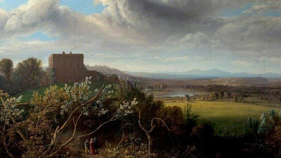 Nottingham Castle in Georgian times Nottingham Castle in Georgian times